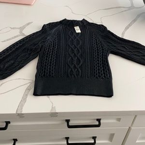 Brand New Express Metallic Black Sweater